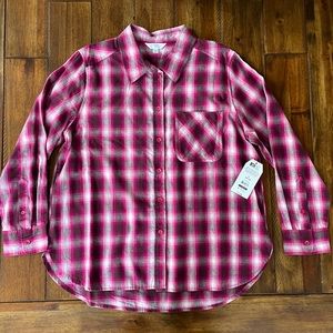 TT Flannel shirt, L (12-14)